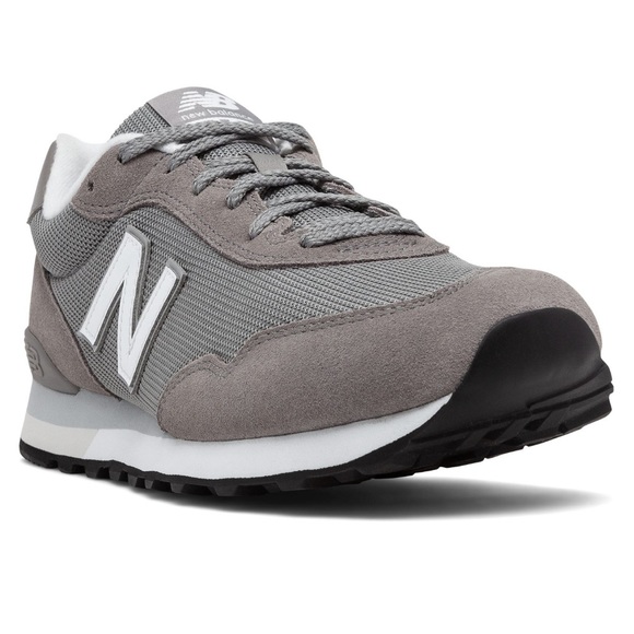 New Balance 515 Steel Gray Men's Suede Athletic Running Shoes Sneakers - Picture 3 of 5